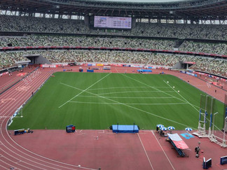 スタンドからの風景