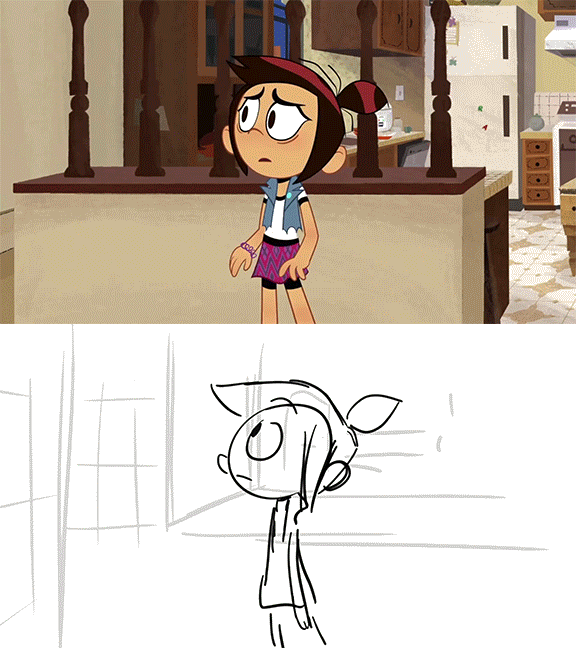 Scratch freaking out.