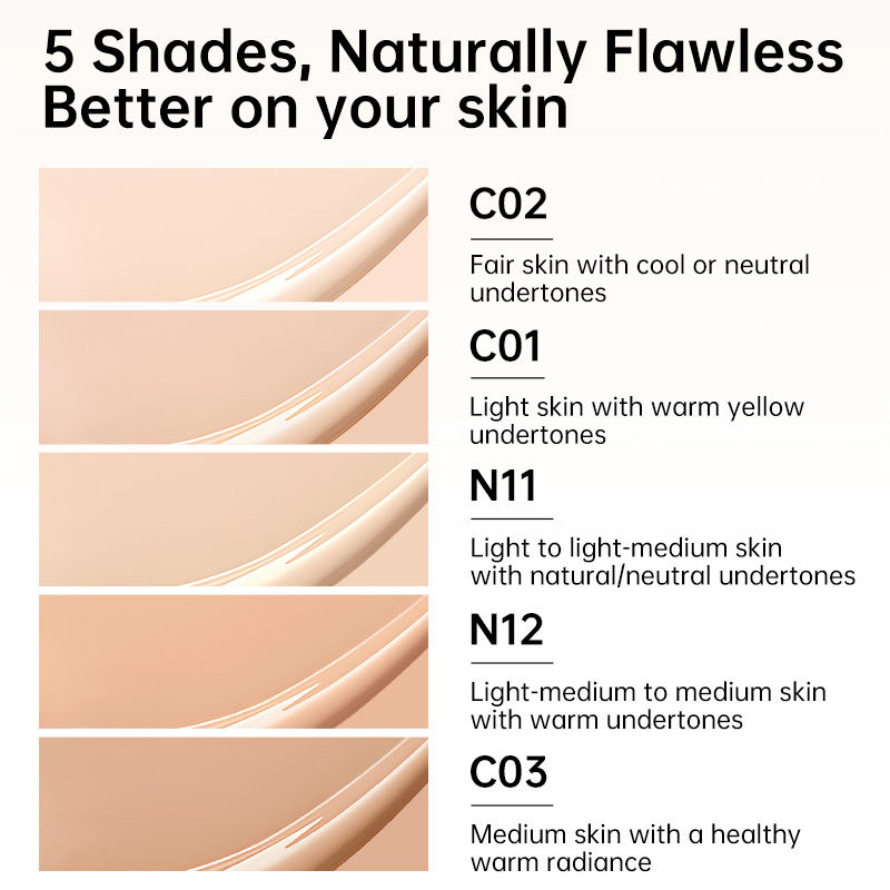 Miniatura: Catkin Phoenix Cushion Foundation Full Coverage, Sheer Satin Finish, Refill Incl