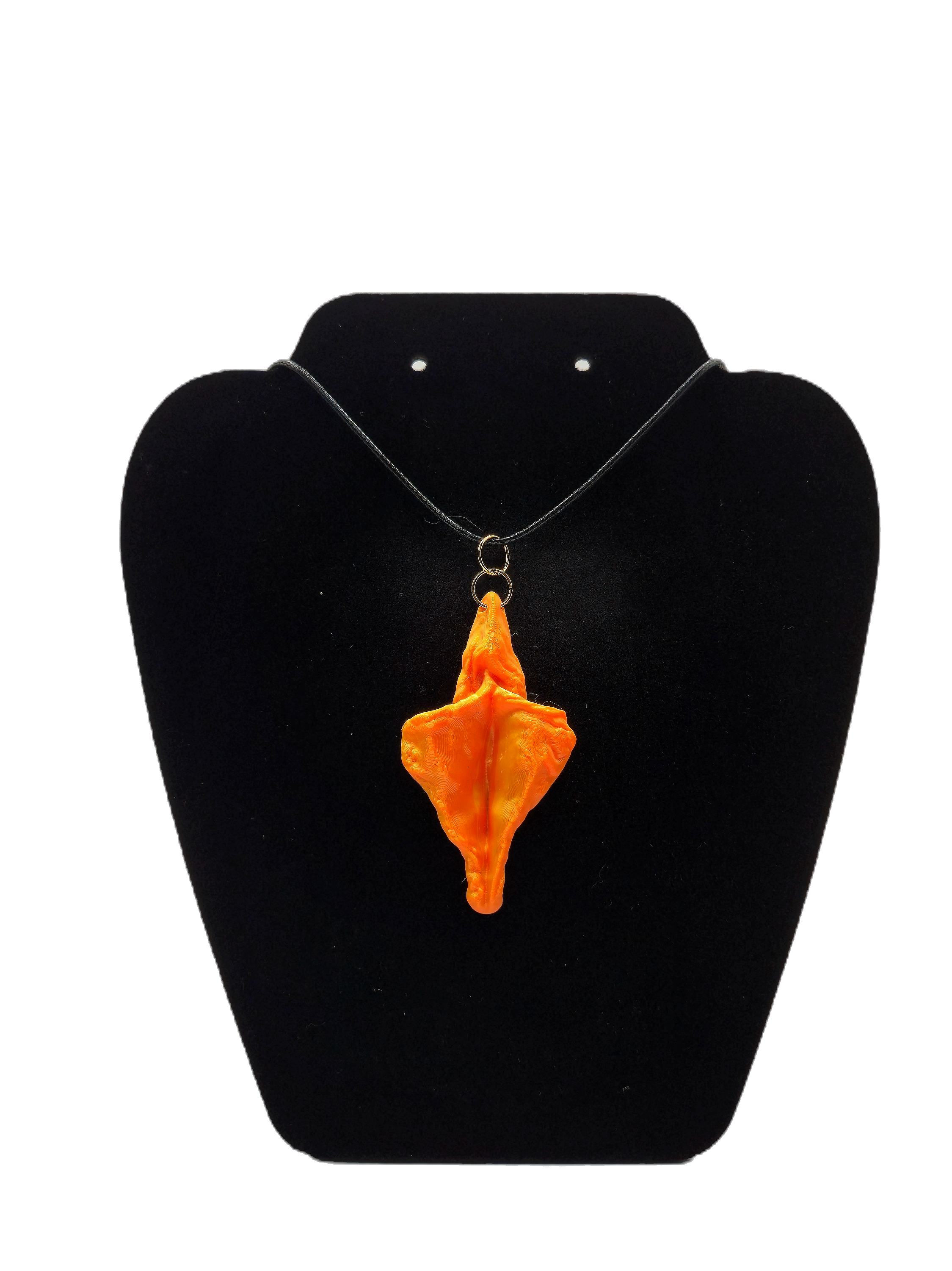 Bloom Bloom Necklace in Persimmon Orange