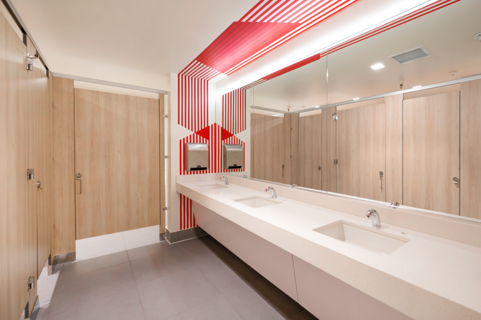 Bathroom detailed Wall Graphic