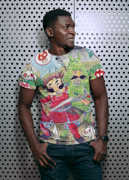 sublimated-tee-mockup-featuring-a-man-against-a-grid-wall-31376.png