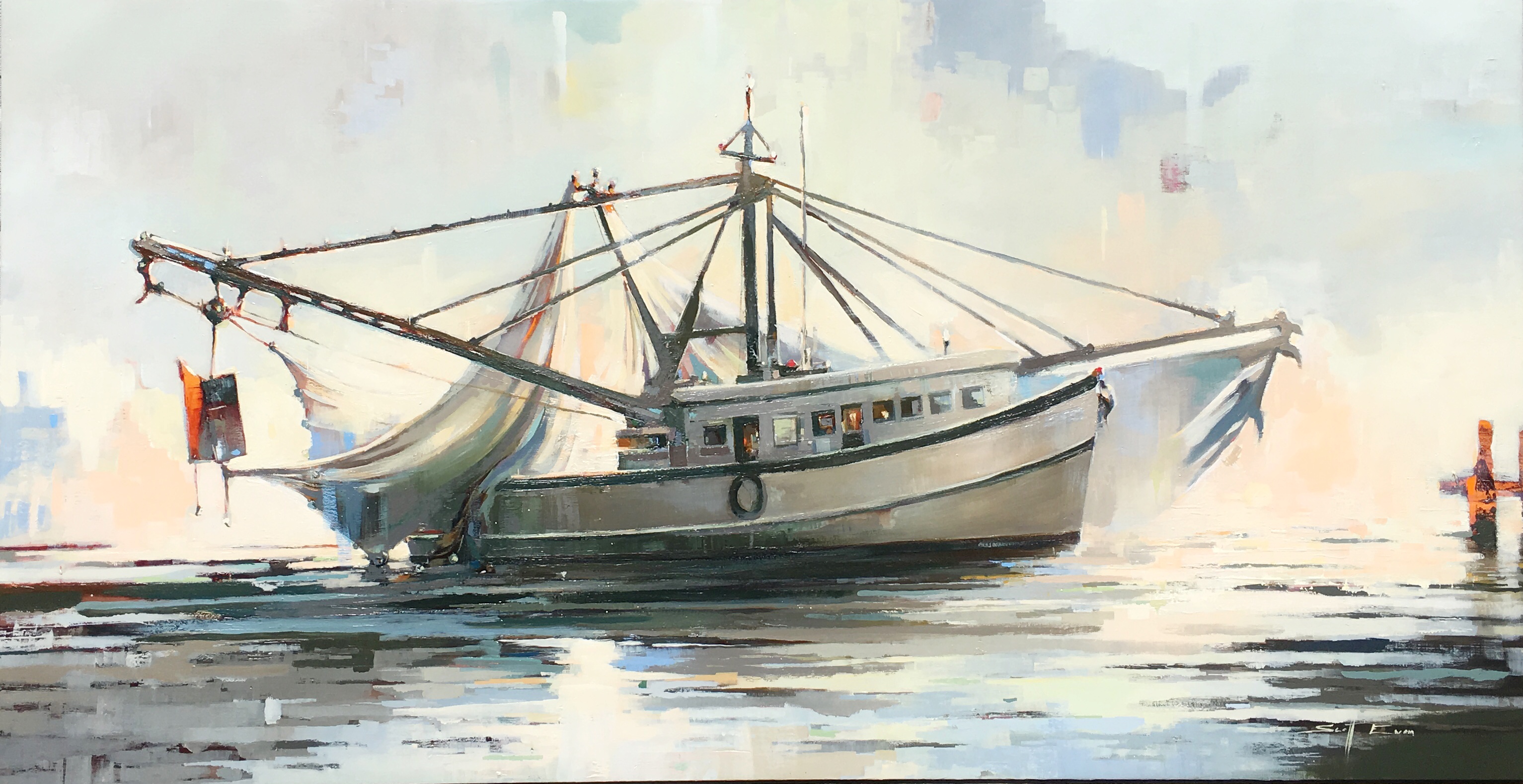 Scott Ewen Paintings Boats