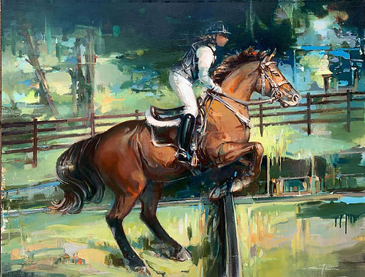 Jax / 36" x 48" / Oil on linen