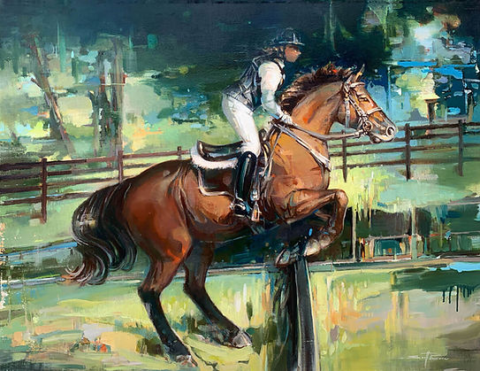 Jax / 36" x 48" / Oil on linen