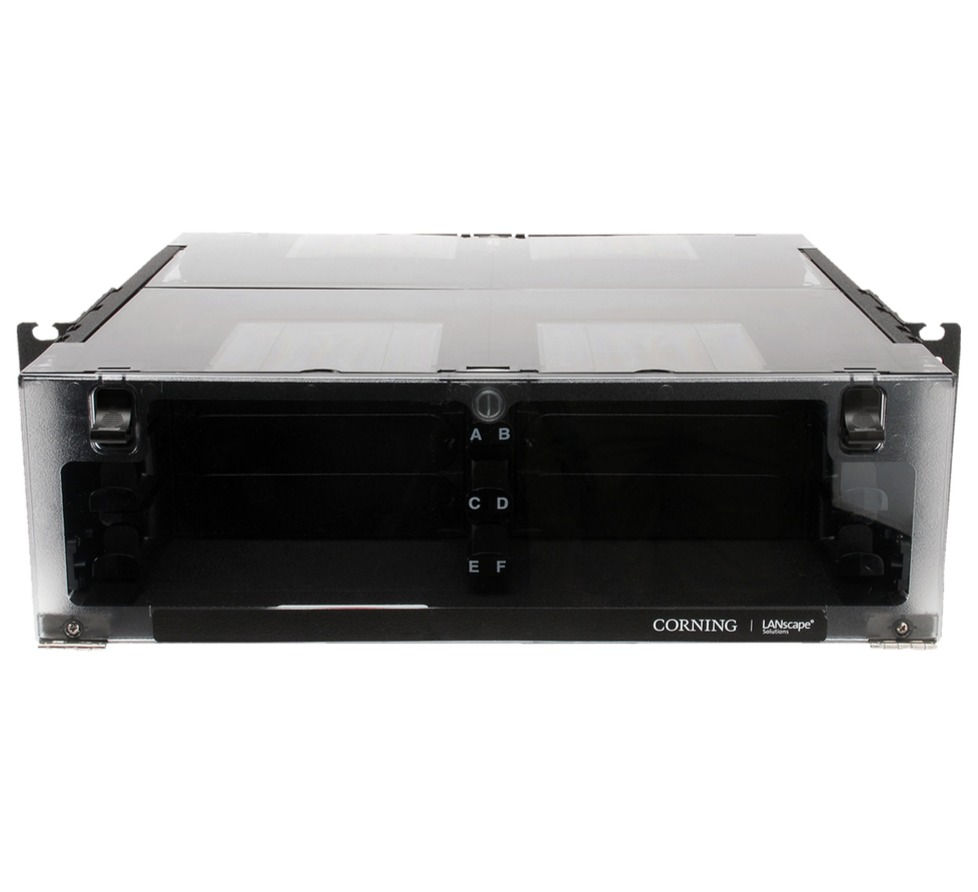 Closet Connector Housing CCH-03U (CCH) Three rack units, holds six CCH connector