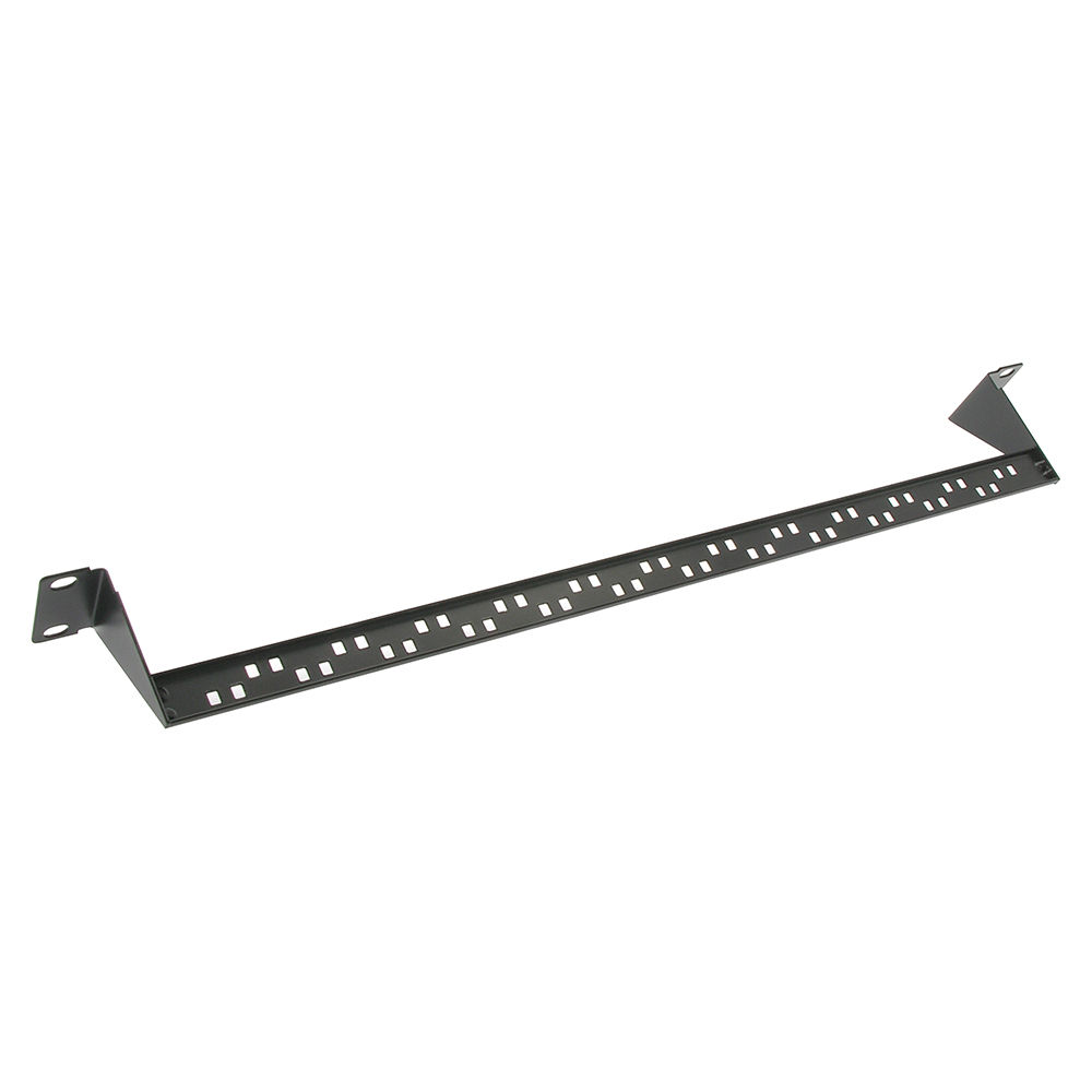 19 inch 1U Support Bar Black