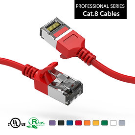 Cat.8 U/FTP Slim Ethernet Network Cable 30AWG