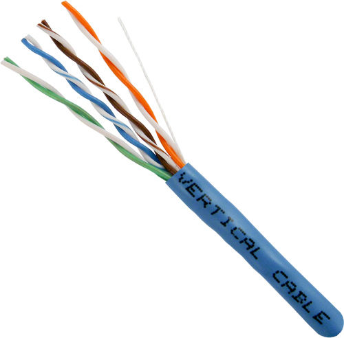 Vertical Cable 1000ft Solid Plenum Cat6 Cable - 23AWG 550MHz CMP