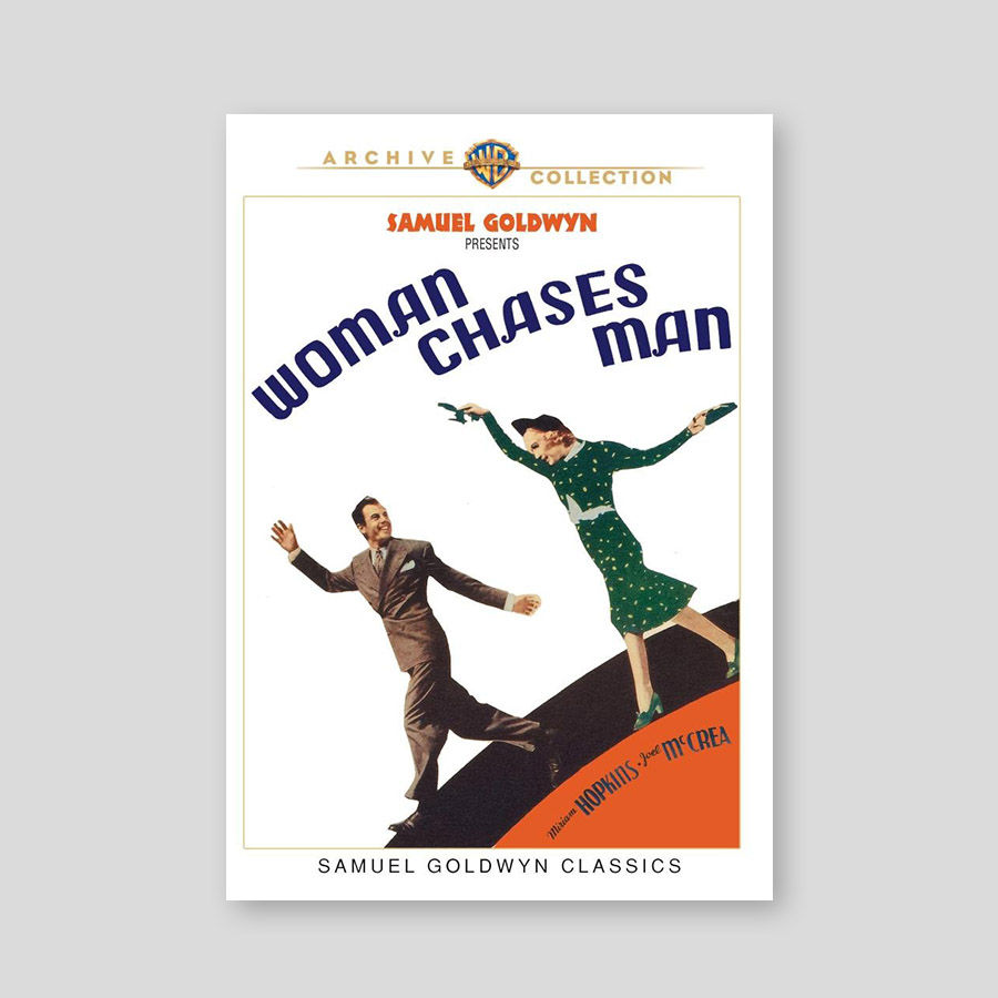 Woman Chases Man