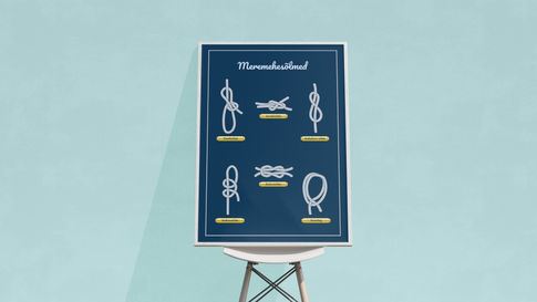 Framed nautical illustration