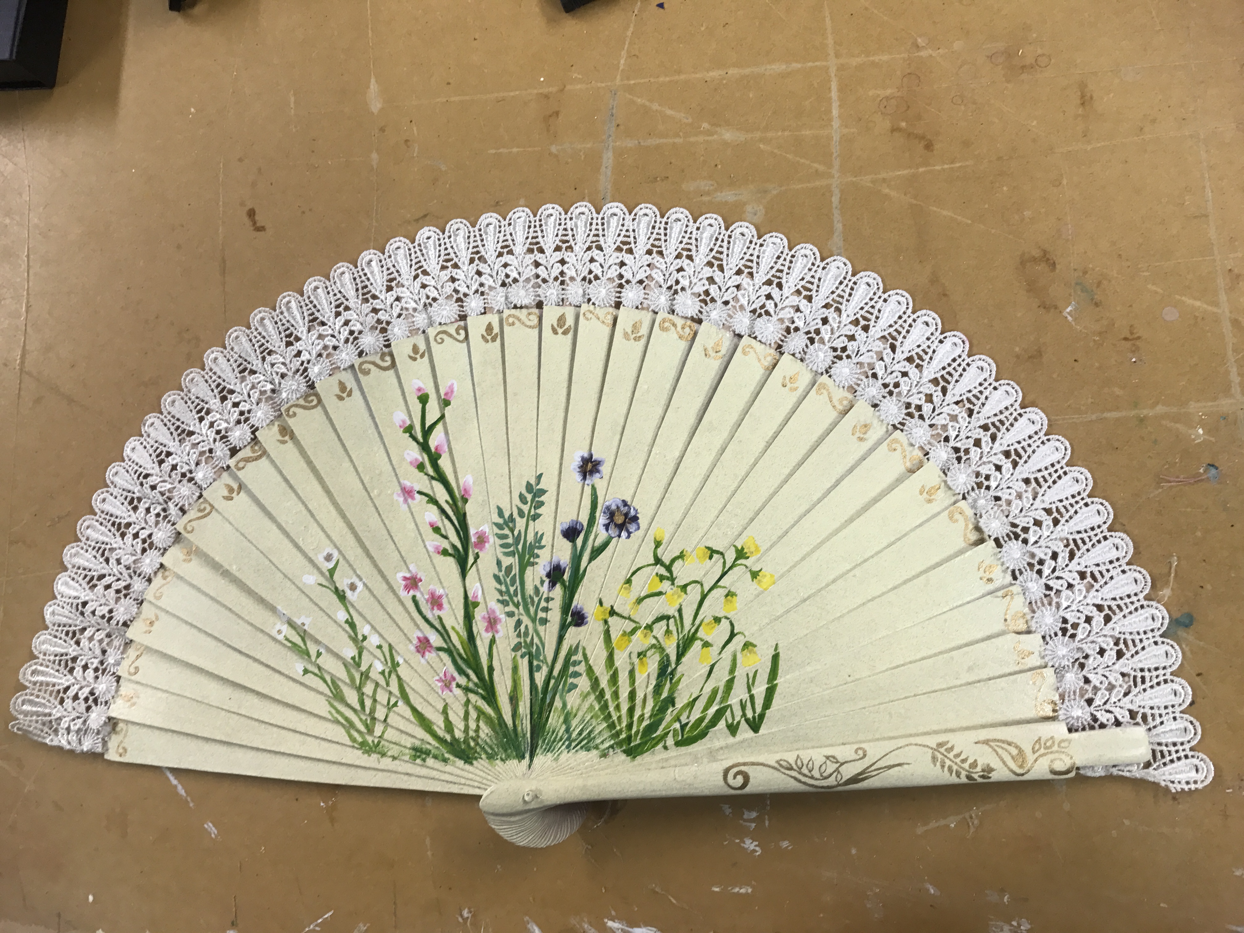 Handpainted Fans