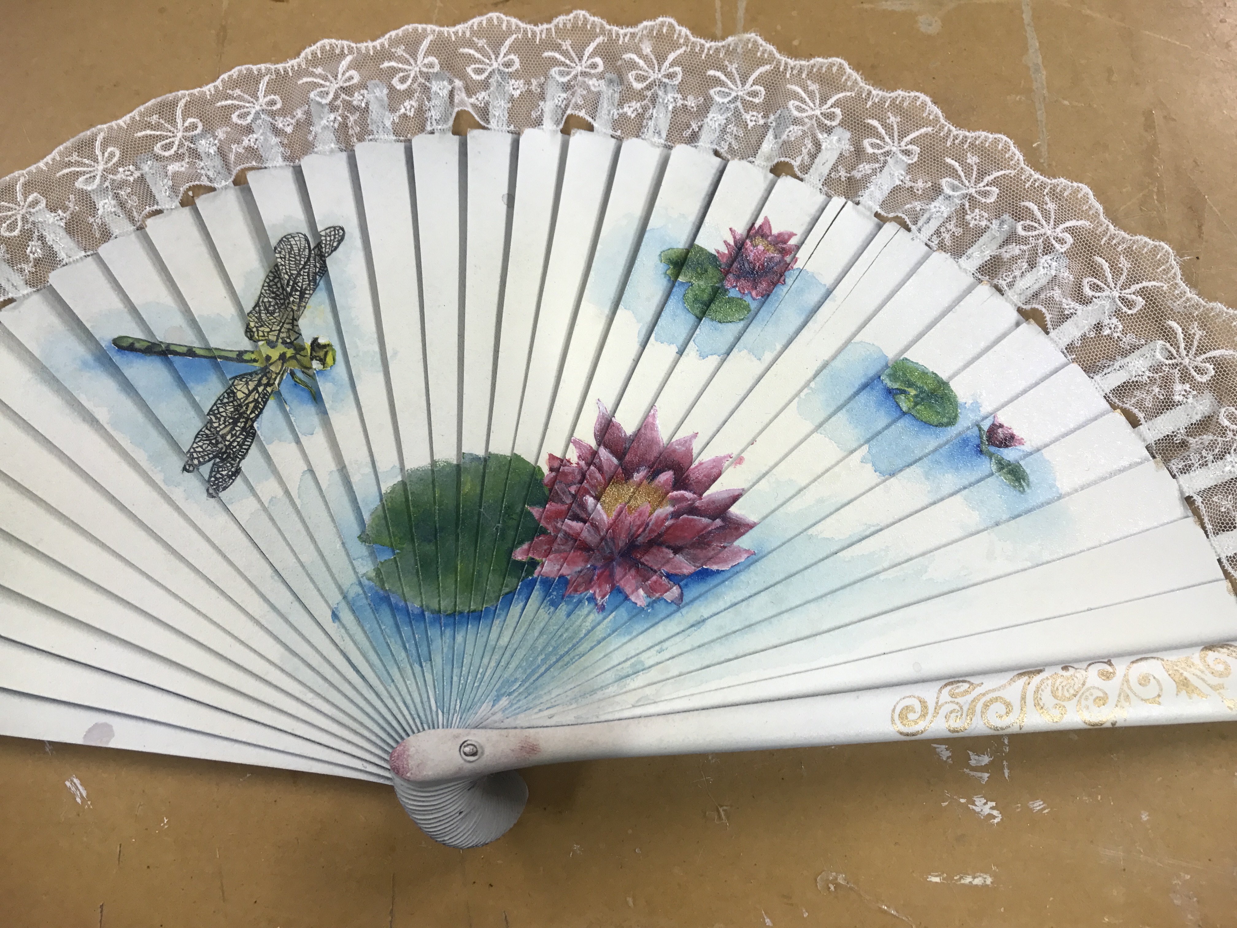 Handpainted Fans