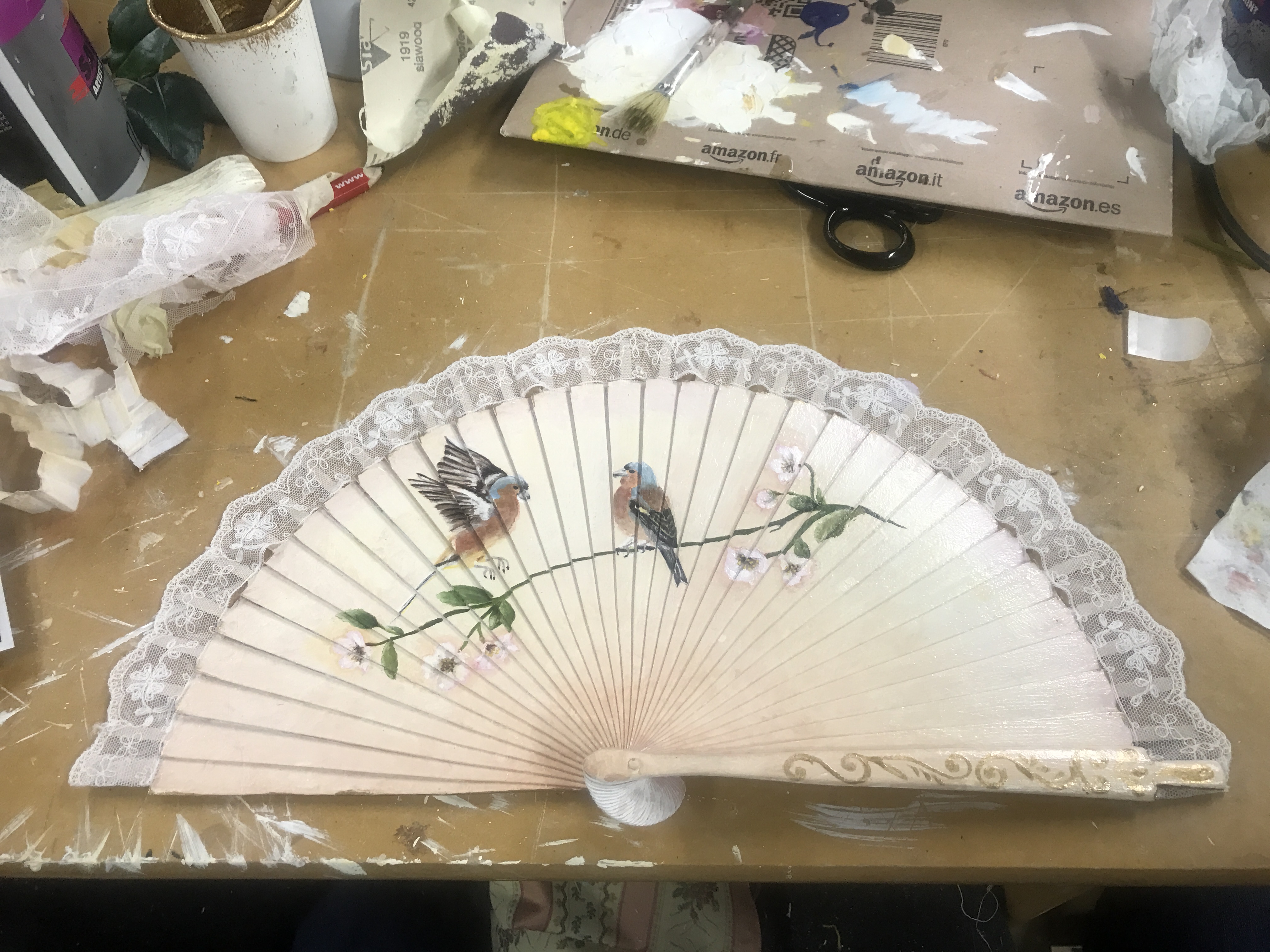Handpainted Fans