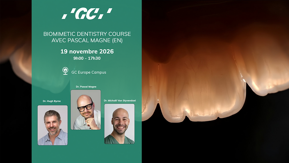 Workshop GC - Dentisterie biomimétique (EN)