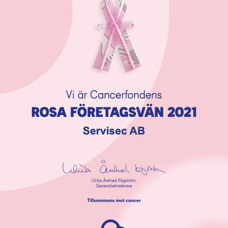 Rosa Parkering med Servisec