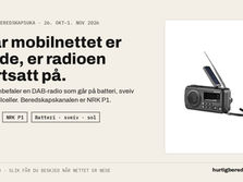 Nødradio: slik får du beskjed når mobilnettet er nede