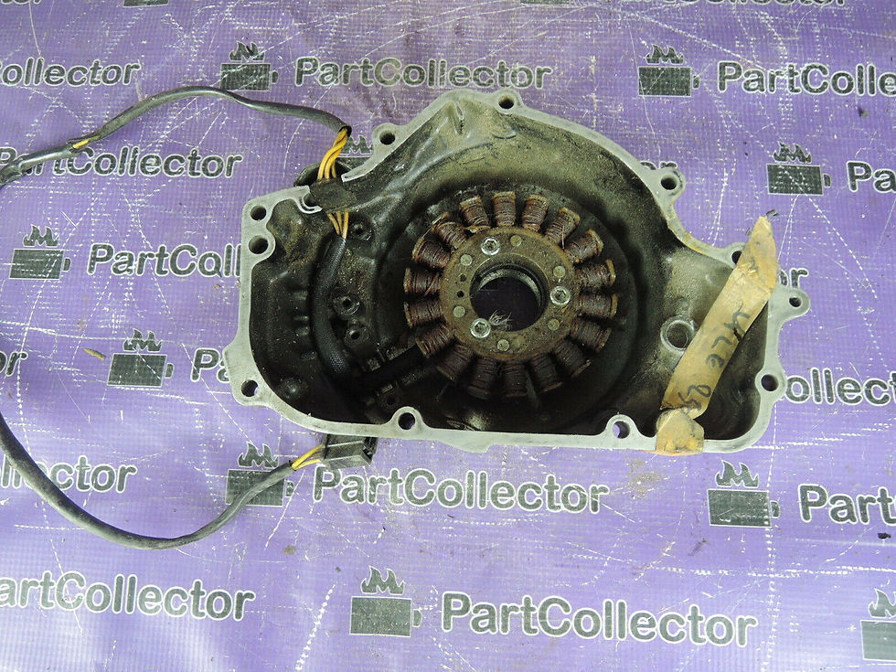 Thumbnail: KAWASAKI KLE 250 KLE250 ENGINE STATOR ALTERNATOR COVER CLUTCH