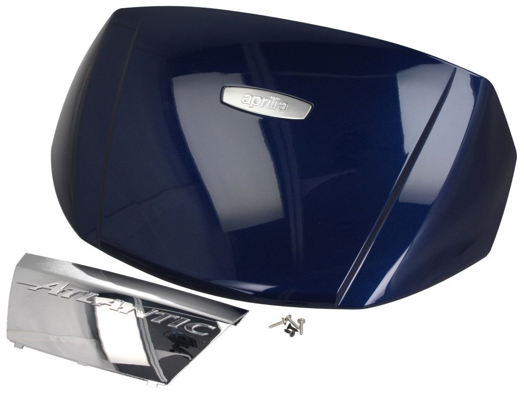 APRILIA ATL SPR COVER TOP CASE LID 35L BLUE PLANET CM220824 NOS
