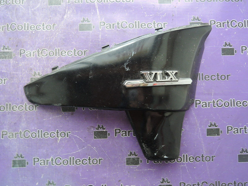 Thumbnail: HONDA RIGHT SIDE COVER PANEL BLACK STEED 400 600 VLX 83600-MR1-0100