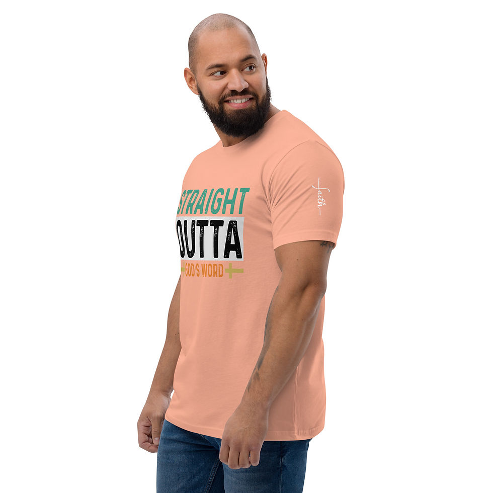 Thumbnail: Geek Apparel Blessed Collection "Straight Outta God's Word" T-shirt