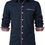 Thumbnail: Men Plaid Contrast Trim Patched Pocket Shirt