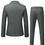 Thumbnail: Men Lapel Collar Double Breasted Blazer With Tailored Pants