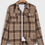 Thumbnail: ROMWE Guys Plaid Button Front Pocket Shirt