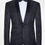 Thumbnail: CLOUDSTYLE Men Jacquard Single Button Blazer