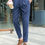 Thumbnail: Men Buckled Detail Suit Pants
