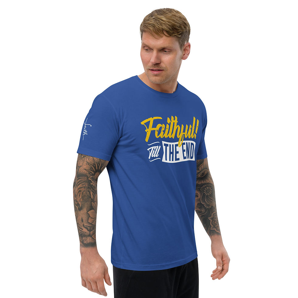 Thumbnail: Geek Apparel Blessed Collection "Faithful Till The End" T-shirt