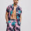 Thumbnail: SHEIN Men Tropical Print Shirt and Shorts Set