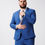 Thumbnail: Extended Sizes Men Single Button Blazer & Tailored Pants
