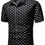 Thumbnail: Extended Sizes Men Polka Dot Print Shirt