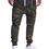 Thumbnail: Men Camo Print Drawstring Waist Pants