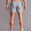 Thumbnail: Men Patch Detail Drawstring Waist Shorts