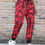 Thumbnail: Men Camo Print Drawstring Waist Sweatpants