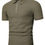 Thumbnail: Men Quarter Zipper Polo Shirt