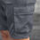 Thumbnail: Men Slogan Patched Detail Flap Pocket Drawstring Waist Shorts