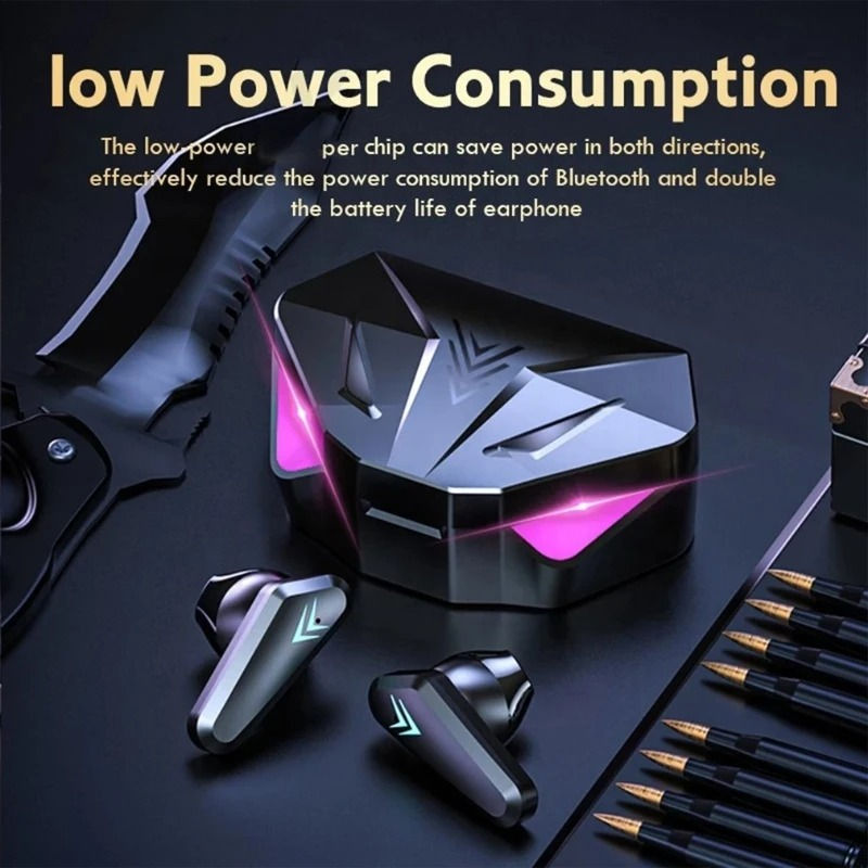 Thumbnail: X15 TWS Wireless Earphone Bluetooth Headphone 65ms Low Latency Earbud Esport Gam