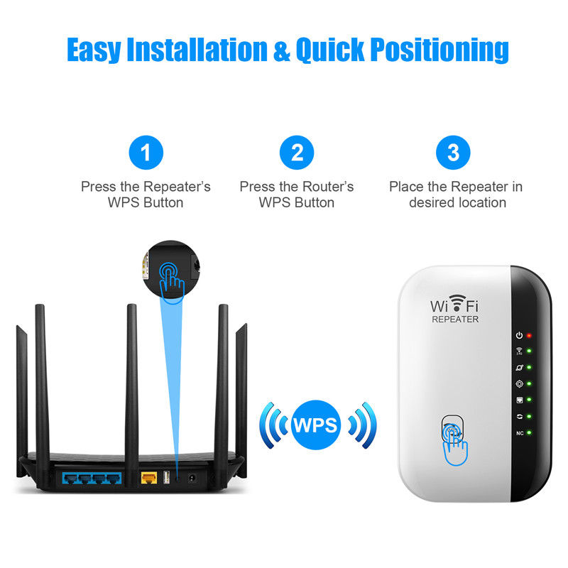 Thumbnail: 300Mbps Wireless WIFI Repeater Remote Wifi Extender WiFi Amplifier 802.11N WiFi 