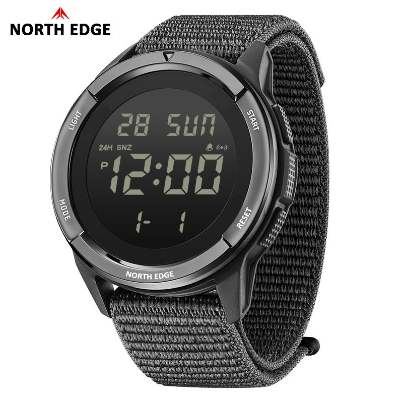 Thumbnail: NORTH EDGE 2025 TERRAX Men's Digital Military Watches Outdoor Sports Swimming Wa