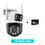 Thumbnail: Three Lens PTZ IP Camera Outdoor 6K HD Three Screen WiFi Security Camera Auto Tr
