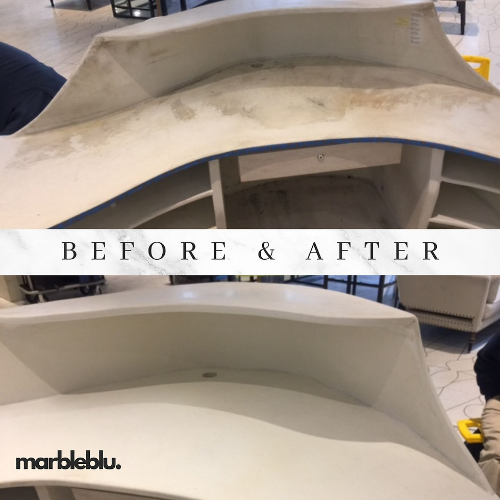 Before And After Marble Cleaning and Honing (4)