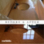 Marble Before And After marble floor etch mark repair and restoration (1)