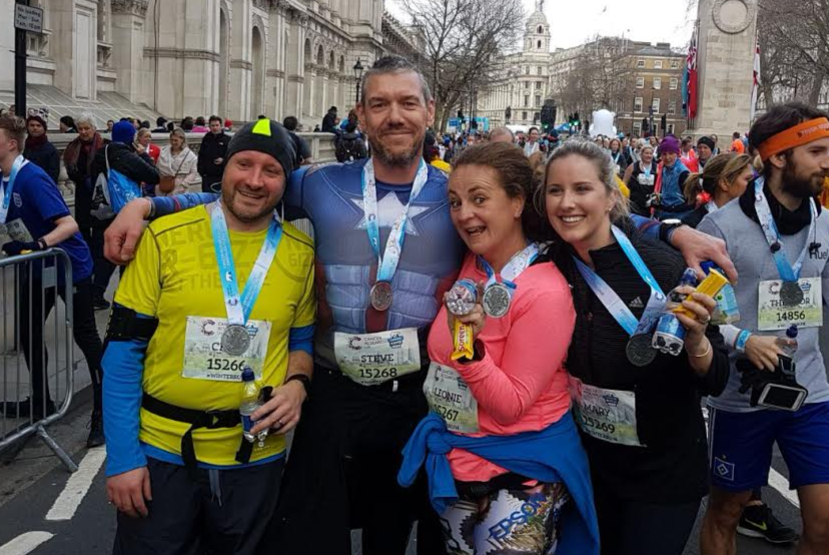 Steve Jones, charity run for Cancer Research