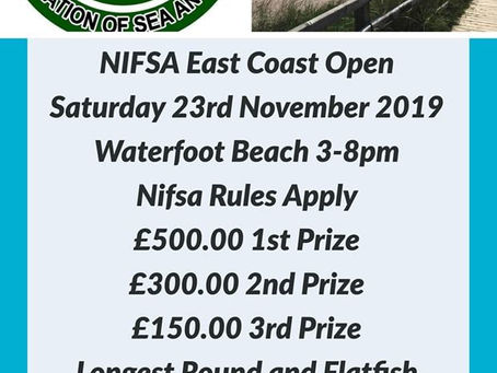NIFSA East Coast Open just over a month to go