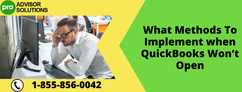QuickBooks Won’t Open
