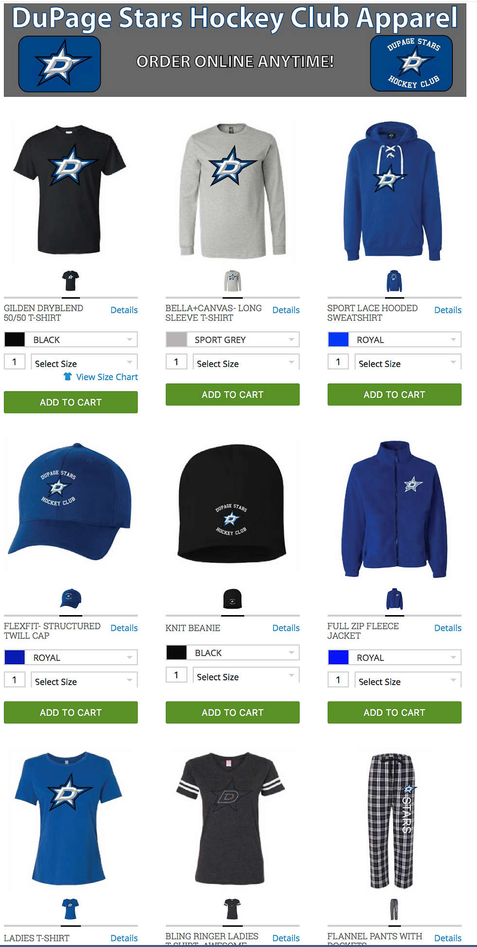 FUNDRAISER - DuPage Stars