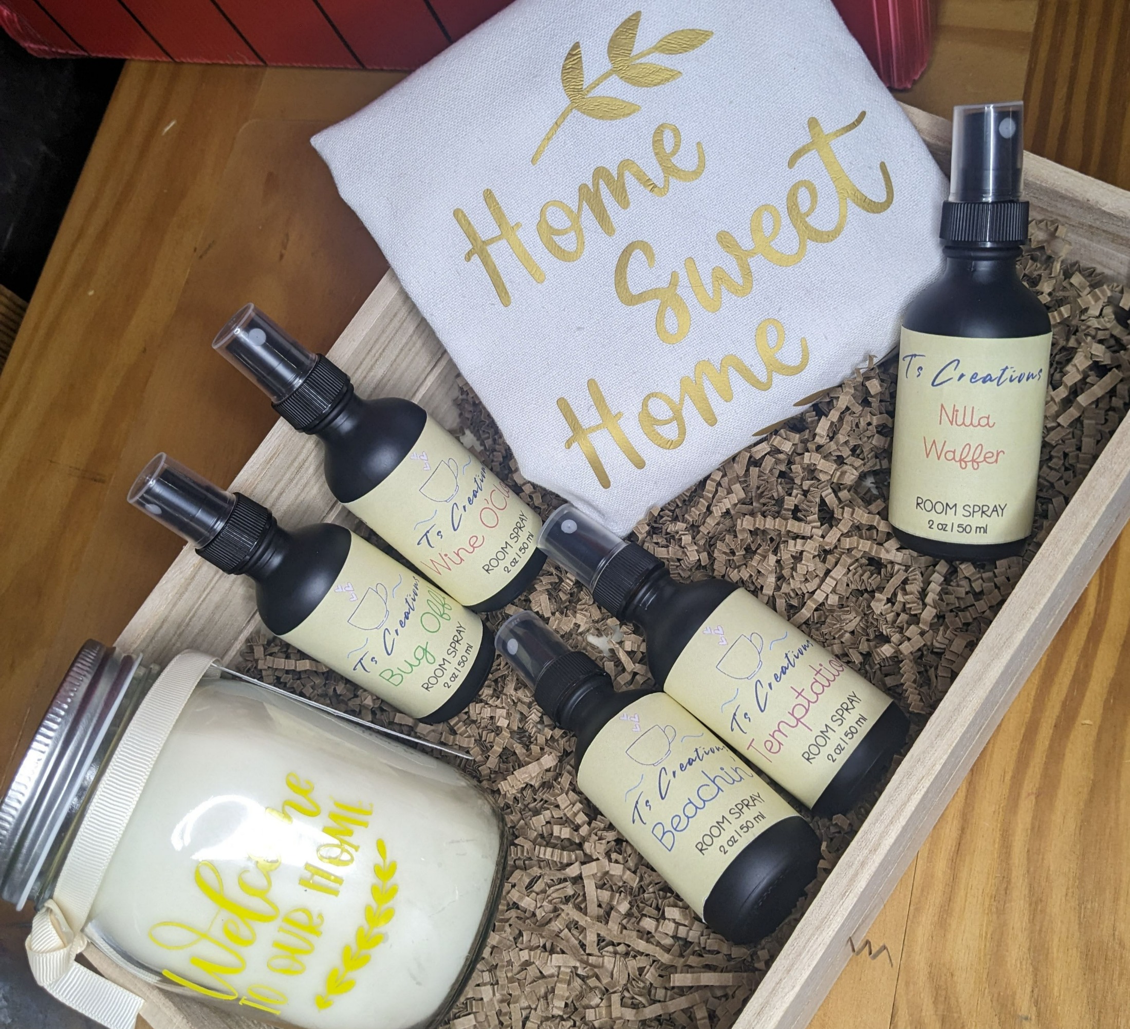 Room Spray and Candle Set, Great Gift Idea for Family Members